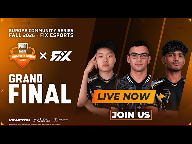 [EN] 2026 Europe Community Series Fall - Finals Day | Fix Esports
