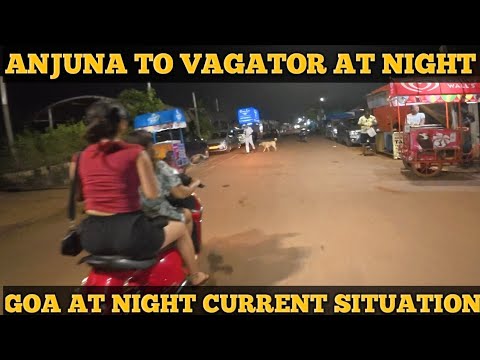 Anjuna To Vagator At Night | Goa Nightlife | Goa Latest Vlog | Goa at Night | Goa Beach | Goa Vlog