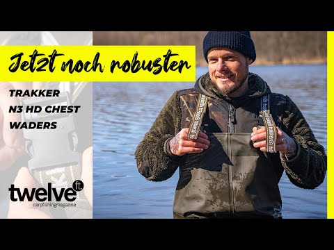 Wodery Trakker N3 HD Chest Waders - 41/42 film wideo