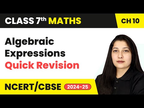 Integers Quick Revision Class 7 Mathematics Chapter 1 CBSE 2024 25