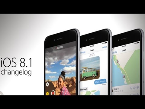 Full iOS 8.1 Changes