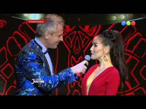 Natalia Oreiro llega al escenario - Todos Juntos 2015