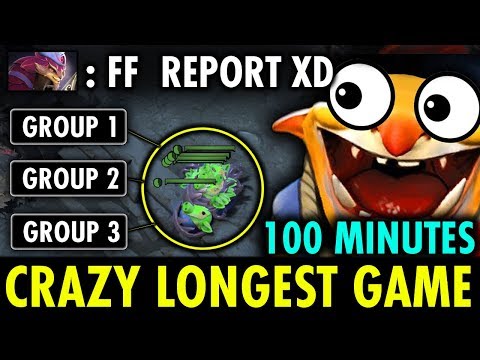 CRAZY LONGEST GAME OF THE MONTH!! TECHIES MINE GROUPING TECHNIQUE 7.26 | Techies Official