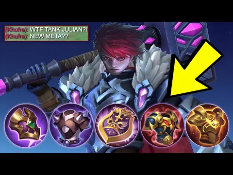 THIS ROAM JULIAN CAN ALSO BE META BECAUSE IT IS TOUGH AND HAS DAMAGE TOO!! (intense match) - MLBB