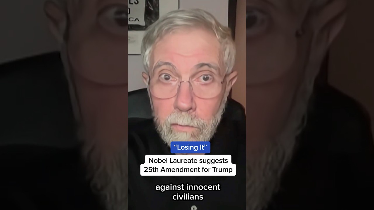 'Losing it': Nobel Laureate suggests 25th Amendment for Trump