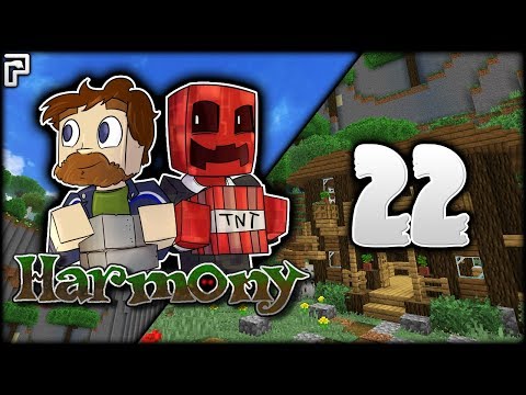 Minecraft Harmony | BRAND New Project & Log Cabin Home! | Multiplayer Modded Survival [Episode 22]