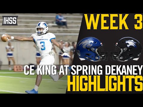 Panthers Dominate with Dionne Simms' Incredible Runs | CE King High Victory Highlights