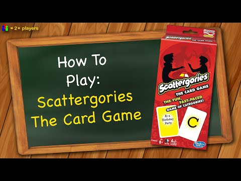 How to play Scattergories the card game