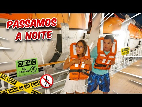 PASSAMOS A NOITE NO NAVIO! - ENJOAMOS! - (LOUCURA)