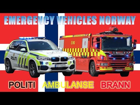 🚨 [Norway] Fire Engines, Police and Ambulance Responding (collection)