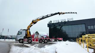 Грузовик платформа Volvo FH750 8x4 EFFER 955/6S Crane Kran Winch | Изображение 4 - Autoline