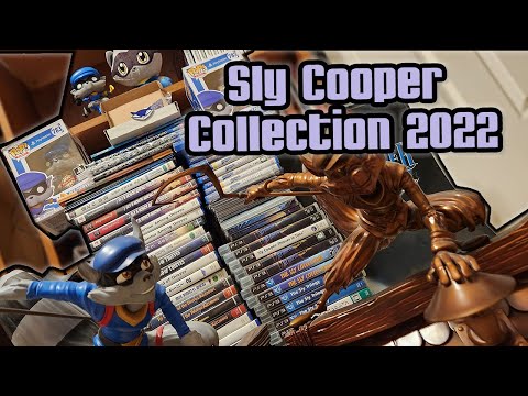 Too much Sly Cooper merch for one man, 2022 edition