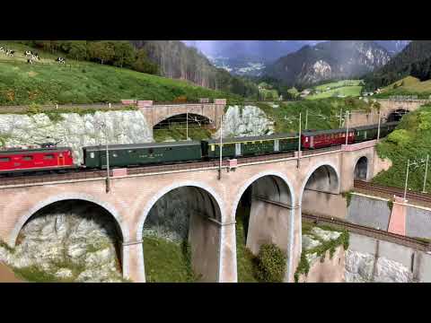 Treno storico Svizzero Re4/4 SBB
