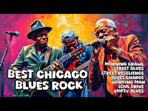 🔥 Chicago Blues Rock Explosion | Fierce Harmonica & Aggressive Electric Guitar 🎸