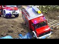 RC Emergency Vehicles Fire Trucks Police Cars Ambulance SWAT Red Cross Truck THW