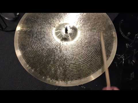 22" half turk Jazz Ride w. 2 rivets. (Tony Williams inspired handmade cymbal) oliver kern cymbals