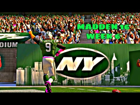 BATES OP RUNNING!! - Madden 16 Connected Franchise (WEEK 6)