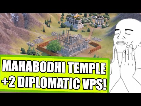 Building the Mahabodhi Temple FEELS AMAZING MAN - Civ 6 Greece Diplomacy