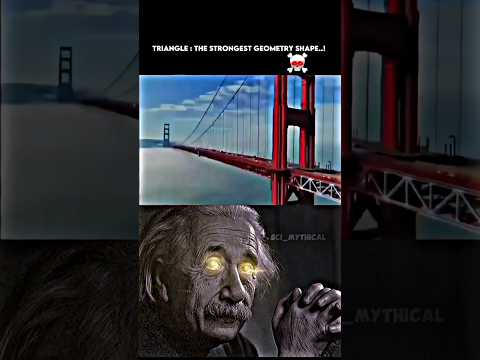 Triangle : The Strongest geometry shape..! #shorts #physics