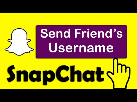 YouTube video about: How do you send someone's snap to someone else?