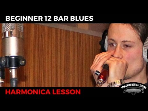 Beginner Harmonica 12 Bar Blues - C Harmonica Lesson + Free harp tab