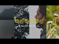 කල්හාර මල් Kalhara Mal Anjitha Kuruppu Yuki Navaratne Official Music Video