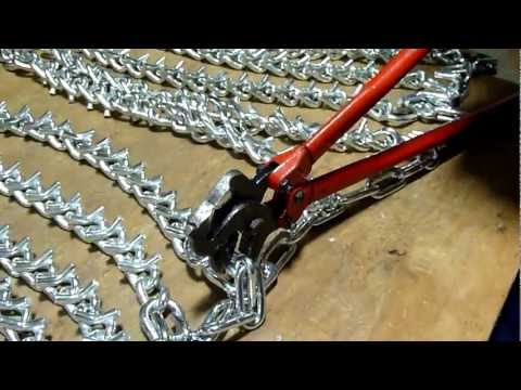 Tire chain length adjustment video