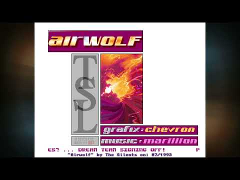 Amiga Demos: (AIRWOLF OCS/ECS-DEMO) Airwolf by The Silents 07/1993