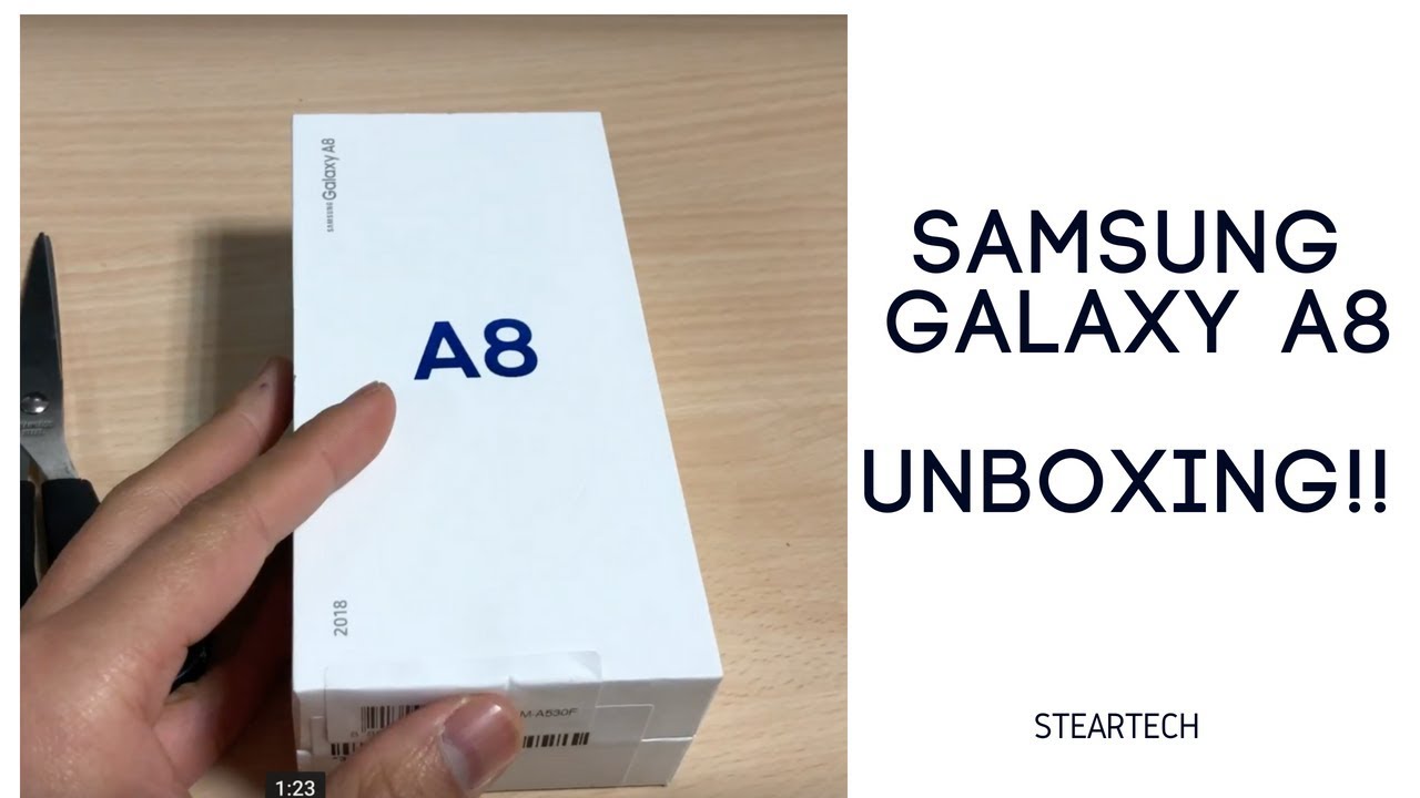 Samsung Galaxy A8 2018 QUICK UNBOXING AND FIRST LOOK!!!