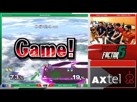 Smash Factor 6 - SFAT & The Moon Vs. Eddy México & .jpg - Melees Doubles - Top 8