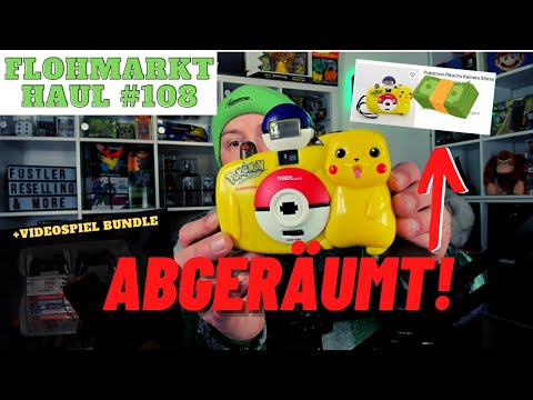 FLOHMARKT ESKALATION - Nintendo Pokemon Playstation- ich habe __€ verdient - Geldexperiment