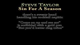 Steve Taylor ~ Sin for a Season