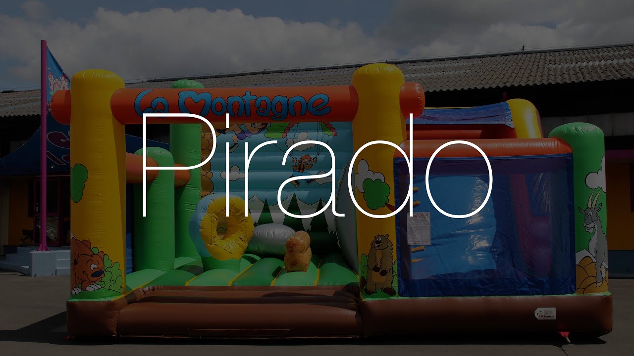 Pirado matelas obstacle gonflable
