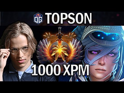 OG.TOPSON LUNA WITH 1000 XPM - DOTA 2 7.29 GAMEPLAY