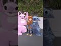 Hugs From Stitch And Angel At Tokyo Disneyland