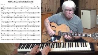 People Will Say We're In Love - Jazz guitar & piano cover ( Rodgers & Hammerstein )