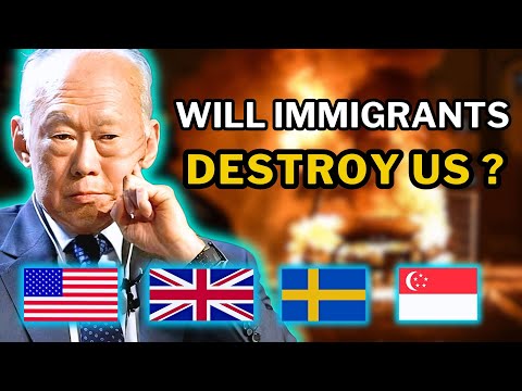 Why Are Anti-Immigration Protests EVERYWHERE? | Lee Kuan Yew on Multiculturalism & Low Birth Rates