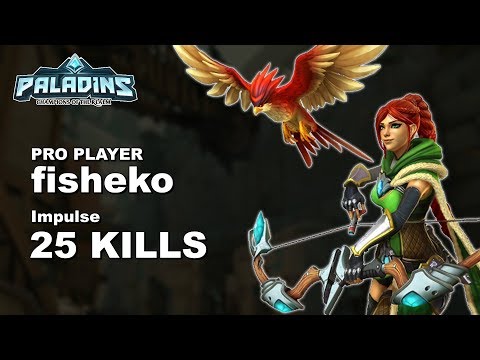 Fisheko Cassie 25 KILLS!! Paladins Pro Ranked Gameplay