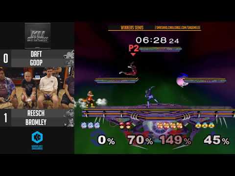 Smash HQ #6 SSBM - Daft & Goop Vs. Bromley & Reesch - Doubles Winners Semis