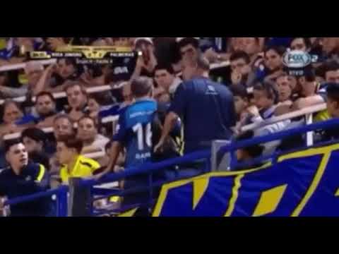 bosteros abandonando en su propia cancha contra Palmeiras