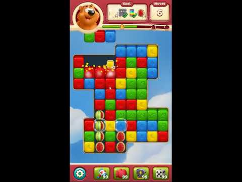 Toon Blast Level 7534 - NO BOOSTERS 🐻🐺🐱 | SKILLGAMING ✔️