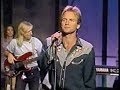 Sting, "Mad About You" on Letterman, September 4, 1991