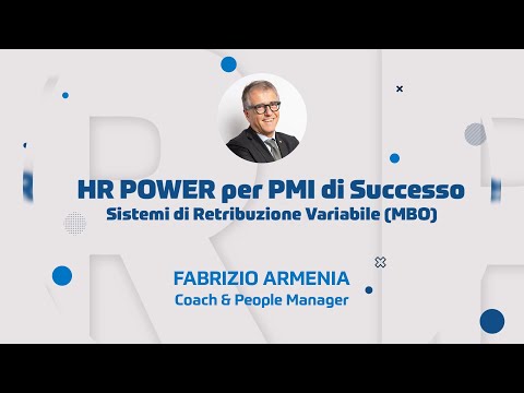 HR Power per PMI di Successo - Sistemi di Retribuzione Variabile (MBO)