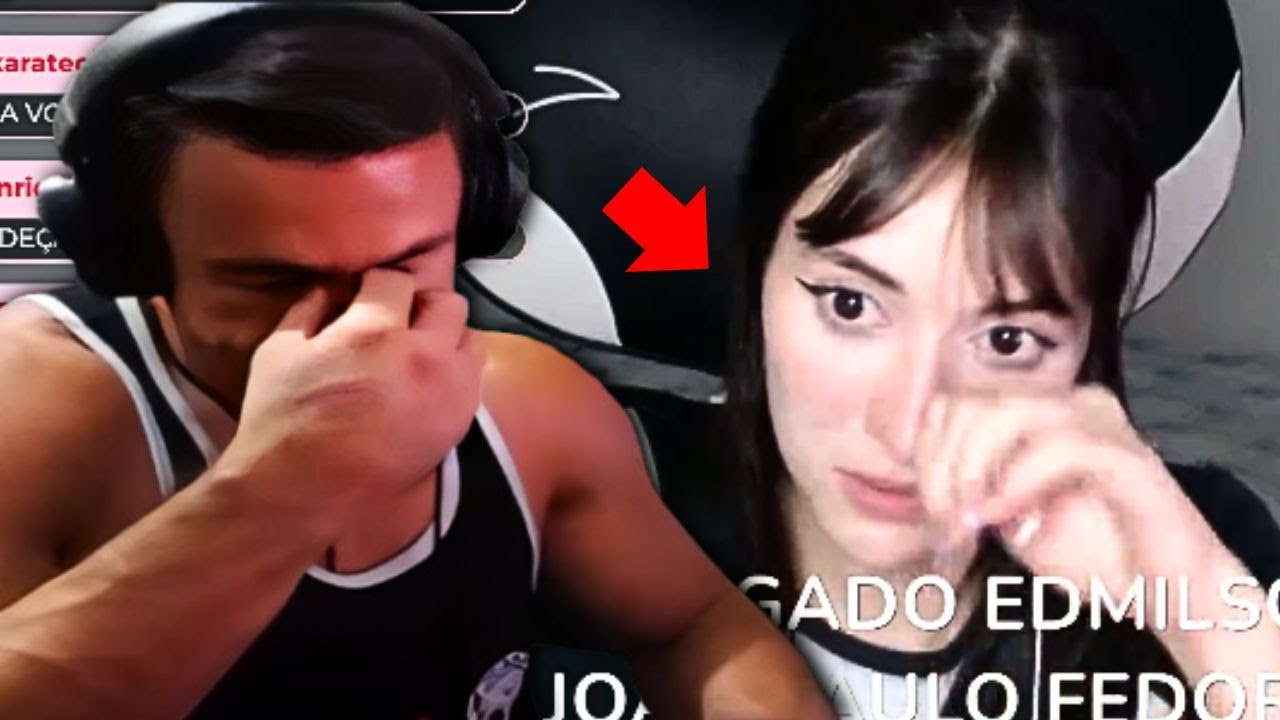 She was ganked again by Super Xandão and ended up crying...