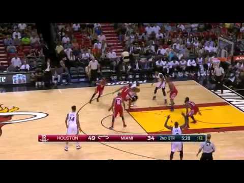 Hassan Whiteside - 25 Points, 15 Rebounds vs Rockets