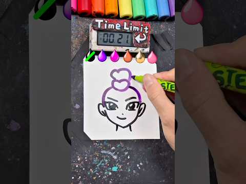 Drawing Rumi in 40Sec(KPop Demon Hunters)