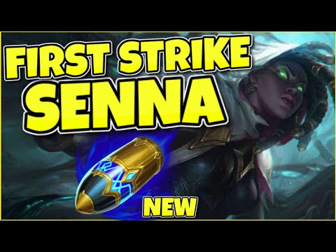 Senna with FIRST STRIKE in Season 12  (MAX GOLD BUILD) - League Of Legends