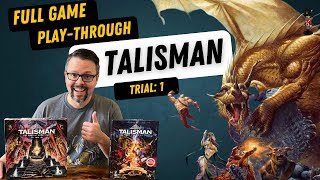 Let's Play "Talisman 5th edition" co-op Trial 1 playthrough