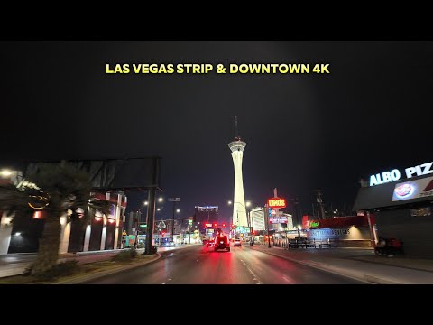 The Incredible Las Vegas Strip in 4k HDR