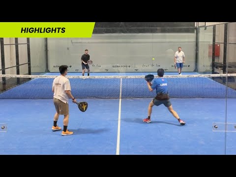 Late Night Padel | Level 3+ | Padel Match Highlights | The Padel Guy